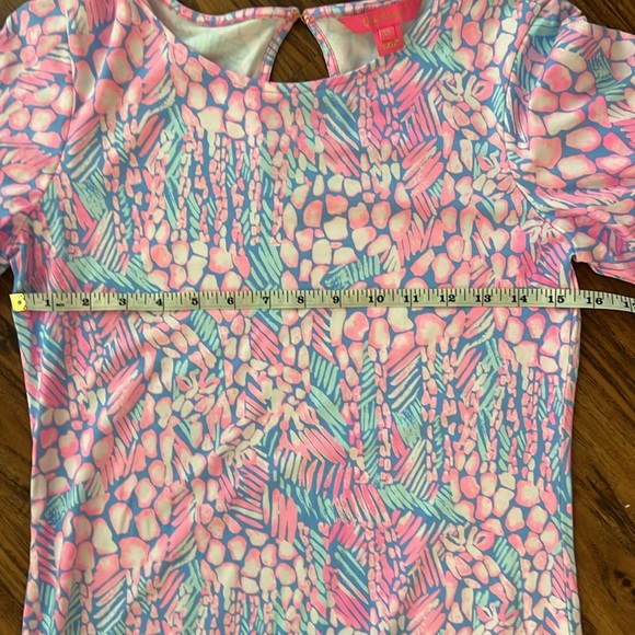 LILLY PULITZER BRITTON DRESS Pink Sorbet High Altitude Engineered XS - Picture 7 of 9
